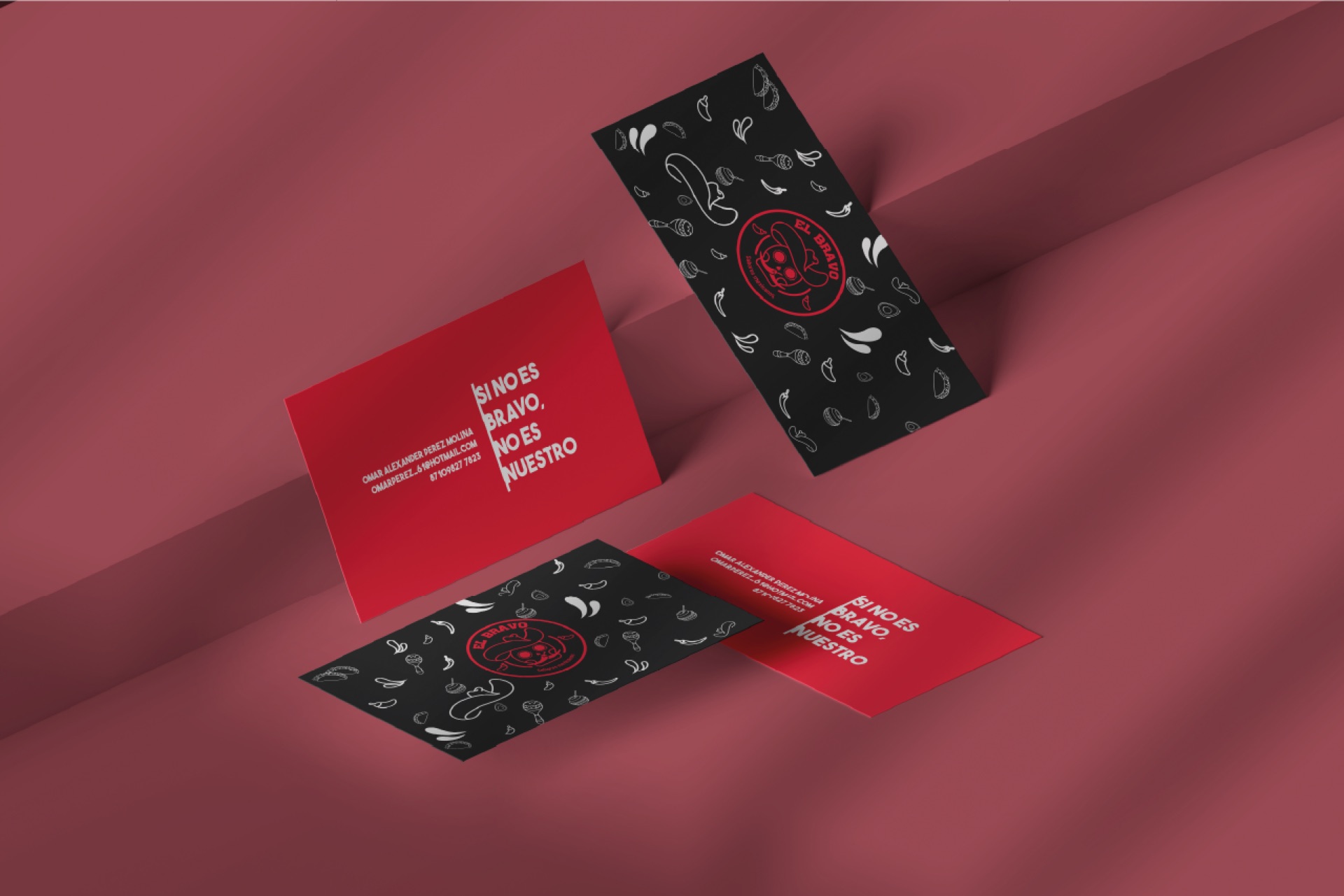 El Bravo business cards